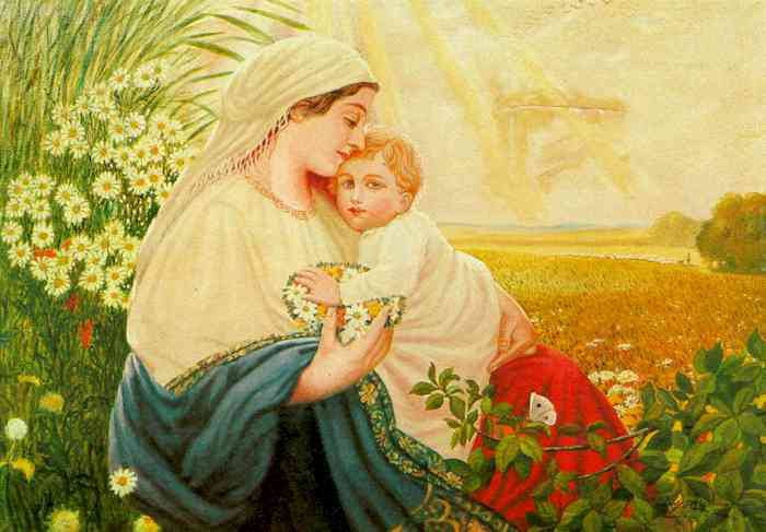 Богородиця з Ісусом (1913). Картина, намальована Адольфом Гітлером
