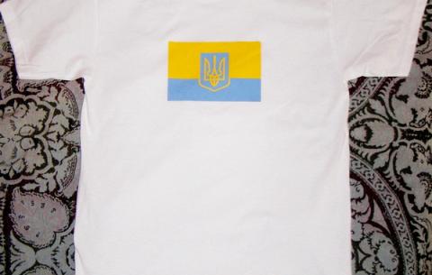 Футболка «Жовто-блакитний прапор» - купляємо в інтернет-крамниці Рідна Мода! 