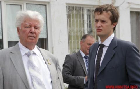 Олексій Іванович Порошенко з внуком Олексієм 