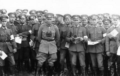 Ганс фон Сект на маневрах рейхсвера в Тюрингії. 1925 рік