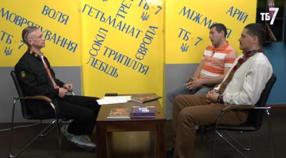 Футуролог Ігор Каганець, інструктор Бойового Гопака Олег Павлишин і Голова правління Міжнародної федерації Бойового Гопака Валерій Романенко Футуролог Ігор Каганець, інструктор Бойового Гопака Олег Павлишин і Голова правління Міжнародної федерації Бойового Гопака Валерій Романенко